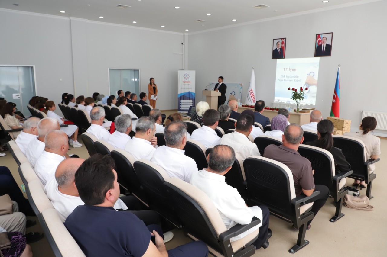 Neftçalada Tibb İşçilərinin Peşə Bayramı qeyd olundu - FOTOLAR